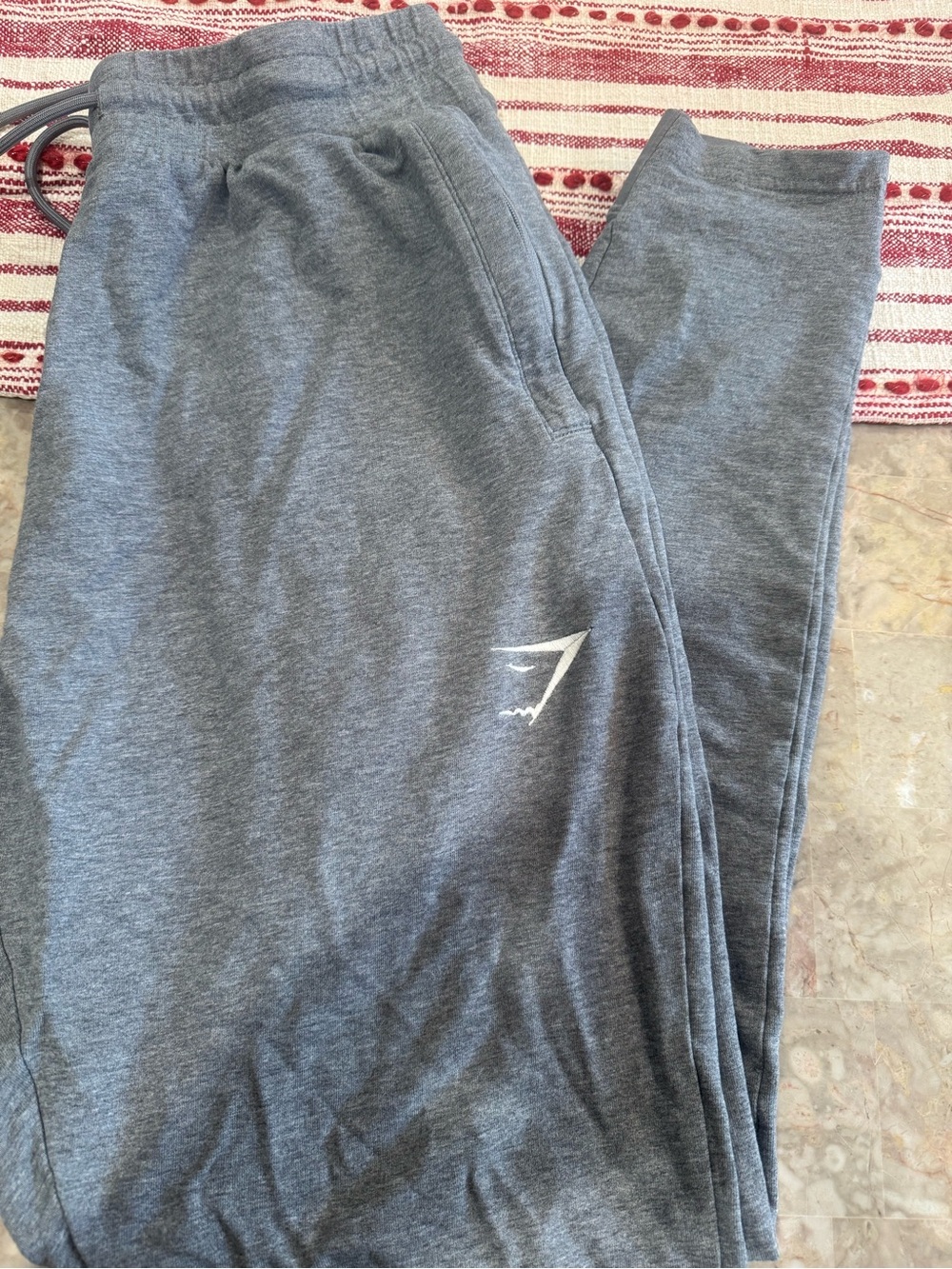 Gymshark Charcoal Gray Track Joggers